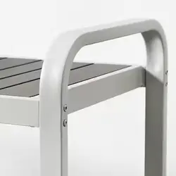 نیمکت فضای باز خاکستری روشن مدل SJÄLLAND | برند ایکیا | ارسال 15 الی 20 روز کاری