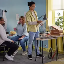 میزهای تو در تو ست چهارتایی مشکی چوب توس مدل FRIDNÄS | برند ایکیا | ارسال 15 الی 20 روز کاری