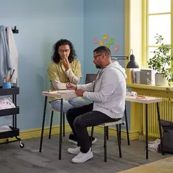 میزهای تو در تو ست چهارتایی مشکی چوب توس مدل FRIDNÄS | برند ایکیا | ارسال 15 الی 20 روز کاری