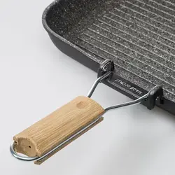 ماهیتابه گریل مشکی مدل HUSKNUT | برند ایکیا | ارسال 15 الی 20 روز کاری
