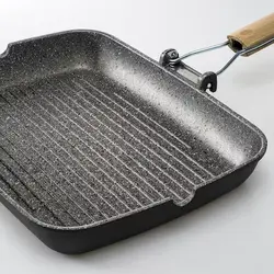 ماهیتابه گریل مشکی مدل HUSKNUT | برند ایکیا | ارسال 15 الی 20 روز کاری
