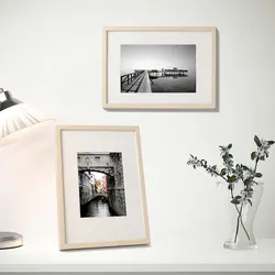 قاب مدل HOVSTA - افکت توس 21x30 | برند ایکیا | ارسال 15 الی 20 روز کاری