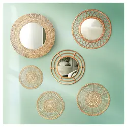 دیوار کوب حصیری دست ساز 3 تایی مدل GILLSTAD | برند ایکیا | ارسال 15 الی 20 روز کاری