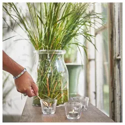 شمع وارمری معطر 30 تایی مدل HEDERSAM | برند ایکیا | ارسال 15 الی 20 روز کاری