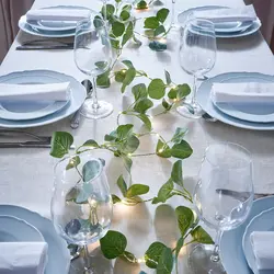 ریسه LED کریسمس طرح برگ اکالیپتوس مدل STRÅLA | برند ایکیا | ارسال 15 الی 20 روز کاری