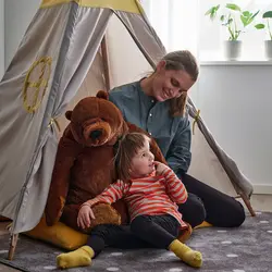 عروسک خرس مدل DJUNGELSKOG | برند ایکیا | ارسال 15 الی 20 روز کاری