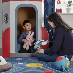 عروسک خرگوش با لباس فضانوردی مدل AFTONSPARV | برند ایکیا | ارسال 15 الی 20 روز کاری