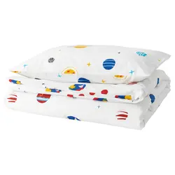 لحاف و روبالشی کودک طرح فضایی مدل AFTONSPARV | برند ایکیا | ارسال 15 الی 20 روز کاری