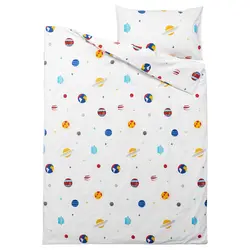 لحاف و روبالشی کودک طرح فضایی مدل AFTONSPARV | برند ایکیا | ارسال 15 الی 20 روز کاری