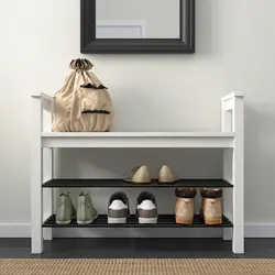 جا کفشی نیمکت دار مدل HEMNES | برند ایکیا | ارسال 15 الی 20 روز کاری