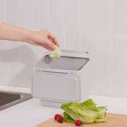 سطل زباله SKOLÄST برای کابینت با در - خاکستری روشن | برند ایکیا | ارسال 15 الی 20 روز کاری