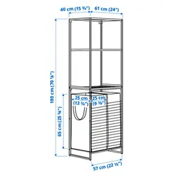 قفسه مدل JOSTEIN با کیسه | برند ایکیا | ارسال 15 الی 20 روز کاری