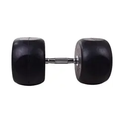 دمبل گرد استپ دار رکورد وزن 45 کیلوگرم