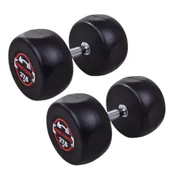 دمبل گرد استپ دار رکورد وزن 27.5 کیلوگرم