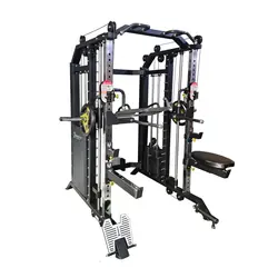 دستگاه بدنسازی همه کاره خانگی به همراه اسمیت کمکدار و کراس