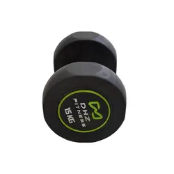 دمبل گرد مدل DHZ وزن 15 کیلوگرم بسته 2 عددی