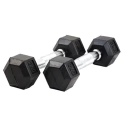 دمبل شش ضلعی وزن 2 کیلوگرم بسته 2 عددی