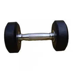 دمبل گرد مدل G10 وزن 5 کیلوگرم بسته 2 عددی