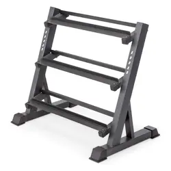 رک دمبل 3 طبقه خانگی Dumbbell rack