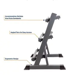 رک دمبل 3 طبقه خانگی Dumbbell rack