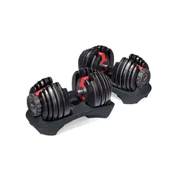 دمبل متغیر طرح بوفلکس با پایه برند yala BOWFLEX
