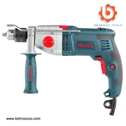 دریل چکشی 13 میلی‌متری گیربکسی 1050 وات رونیکس مدل 2221 - ابزار یراق بهروز