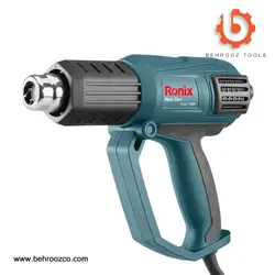 سشوار برقی صنعتی 2000 وات رونیکس مدل 1101 با کیف BMC - ابزار یراق بهروز