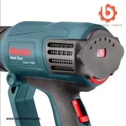 سشوار برقی صنعتی 2000 وات رونیکس مدل 1101 با کیف BMC - ابزار یراق بهروز