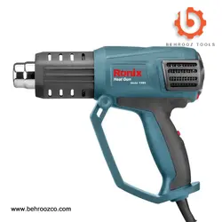 سشوار برقی صنعتی 2000 وات رونیکس مدل 1101 با کیف BMC - ابزار یراق بهروز