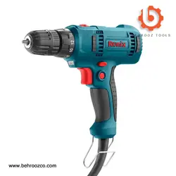 پیچ گوشتی برقی ترکمتردار 2 سرعته 230 وات رونیکس مدل 2510 - ابزار یراق بهروز