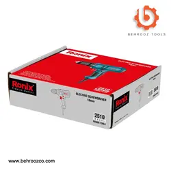 پیچ گوشتی برقی ترکمتردار 2 سرعته 230 وات رونیکس مدل 2510 - ابزار یراق بهروز