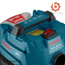 جارو شارژی 20 لیتری 20 ولت جدید رونیکس مدل 8641 - ابزار یراق بهروز