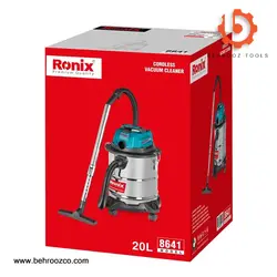 جارو شارژی 20 لیتری 20 ولت جدید رونیکس مدل 8641 - ابزار یراق بهروز