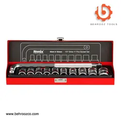 جعبه بکس 11 پارچه 1/2 اینچ تایوان رونیکس مدل RH-2610 - ابزار یراق بهروز