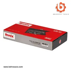جعبه بکس 17 پارچه 1/4 اینچ تایوان رونیکس مدل RH-2617 - ابزار یراق بهروز