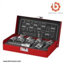 جعبه بکس شش گوش 9 پارچه 1/2 اینچ رونیکس مدل RH-2692 - ابزار یراق بهروز