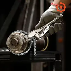 انبر قفلی زنجیری سایز 10 رونیکس مدل RH-1442 - ابزار یراق بهروز