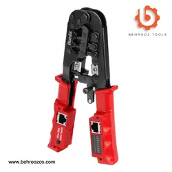 انبر سوکت زن تلفن و شبکه دارای تستر شبکه رونیکس مدل RH-1831 - ابزار یراق بهروز