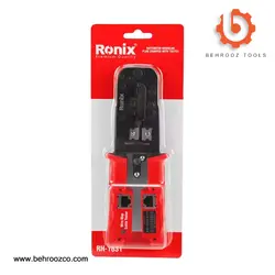 انبر سوکت زن تلفن و شبکه دارای تستر شبکه رونیکس مدل RH-1831 - ابزار یراق بهروز