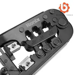 انبر سوکت زن تلفن و شبکه دارای تستر شبکه رونیکس مدل RH-1831 - ابزار یراق بهروز