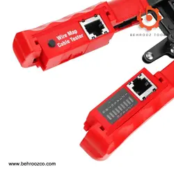 انبر سوکت زن تلفن و شبکه دارای تستر شبکه رونیکس مدل RH-1831 - ابزار یراق بهروز