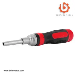 پیچ گوشتی جغجغه‌ای با متعلقات رونیکس مدل RH-2725 - ابزار یراق بهروز