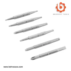 پیچ گوشتی جغجغه‌ای با متعلقات رونیکس مدل RH-2725 - ابزار یراق بهروز