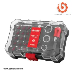 ست سری پیچ گوشتی و سری بکس 29 عددی رونیکس مدل RH-5451 - ابزار یراق بهروز