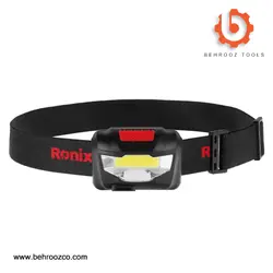 چراغ پیشانی قابل شارژ 120 لومن 3 وات رونیکس مدل RH-4285 - ابزار یراق بهروز