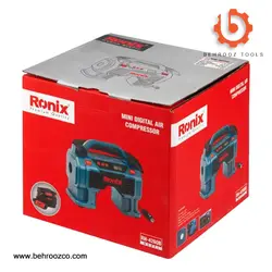 مینی کمپرسور باد سه کاره دیجیتال فندکی با کیف رونیکس مدل RH-4260B - ابزار یراق بهروز