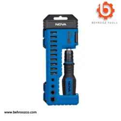 ست بیت و بکس 26 پارچه نووا مدل 1361 - ابزار یراق بهروز