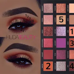 پالت سایه چشم هدی بیوتی مدل Desert