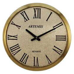 ساعت دیواری آرتمیس مدل 2024 گلد (طلایی) - گالری ساعت آریانا
