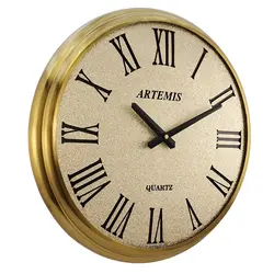 ساعت دیواری آرتمیس مدل 2024 گلد (طلایی) - گالری ساعت آریانا